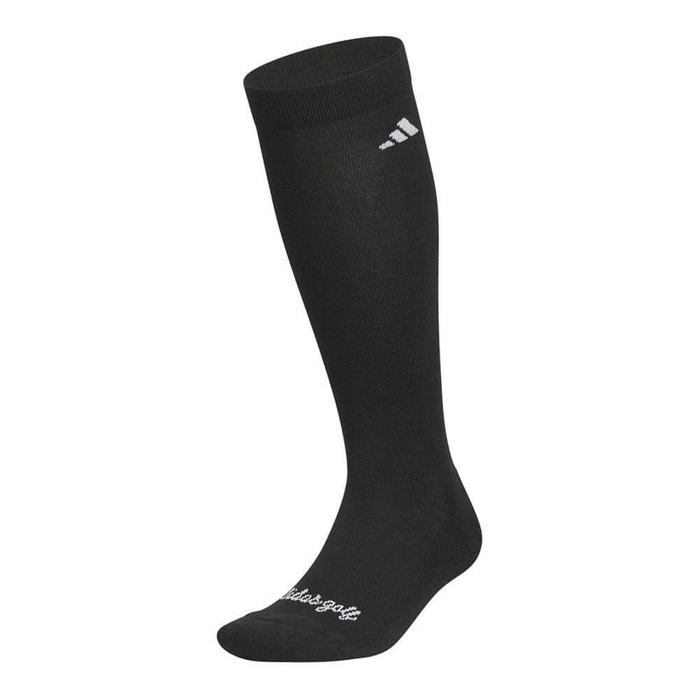 アディダス adidas　レディース ロゴデザイン ニーソックス JWK33 JM0228 ブラック　2025年モデル ブラック