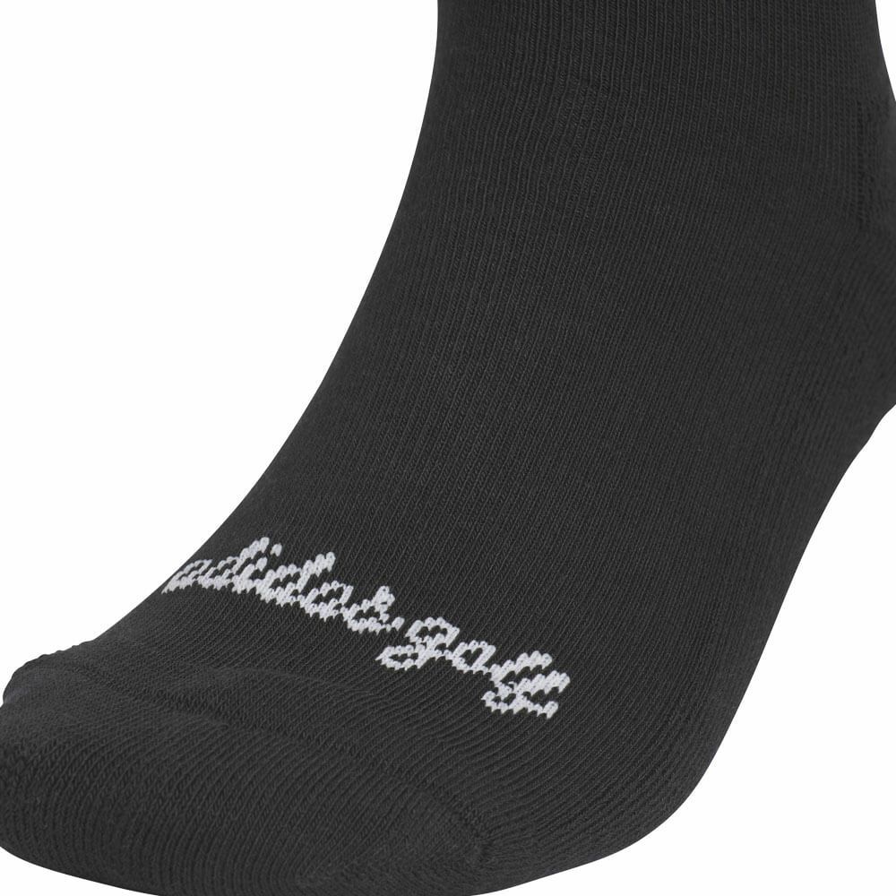 アディダス adidas　レディース ロゴデザイン ニーソックス JWK33 JM0228 ブラック　2025年モデル ブラック 詳細3