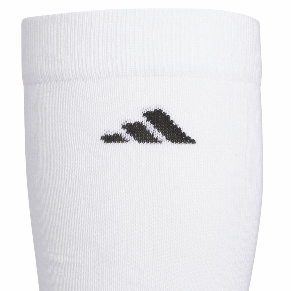 アディダス adidas　レディース ロゴデザイン ニーソックス JWK33 JM2730 ホワイト　2025年モデル ホワイト 詳細4