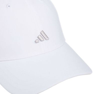 アディダス adidas　レディース トーナルロゴ カラー キャップ KQE10 JN9757 ホワイト　2025年モデル ホワイト 詳細3