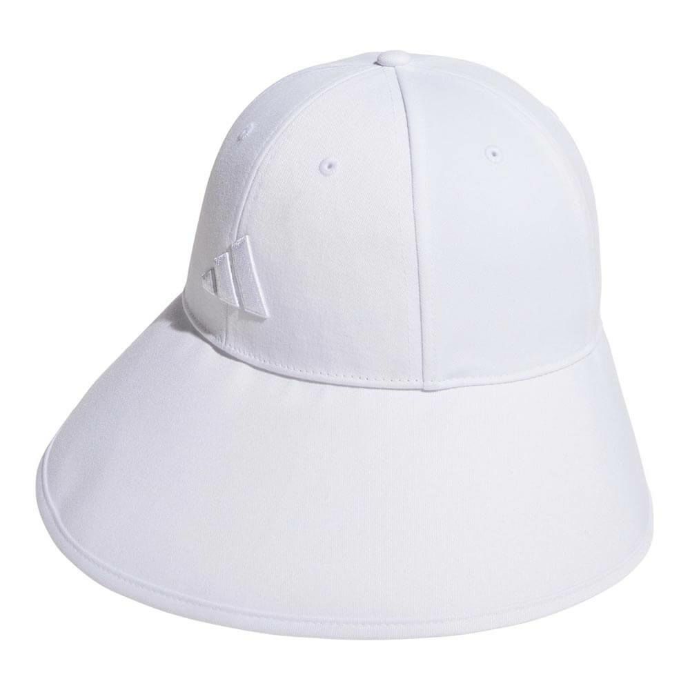 アディダス adidas　レディース トーナルロゴ ワイドブリム ハット KQE25 JN9772 ホワイト　2025年モデル ホワイト