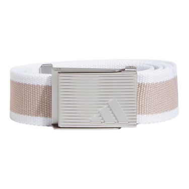 アディダス adidas　レディース リバーシブル ストライプ ウェビング ベルト KVM08 JN9132 ワンダータープ　2025年モデル ワンダータープ