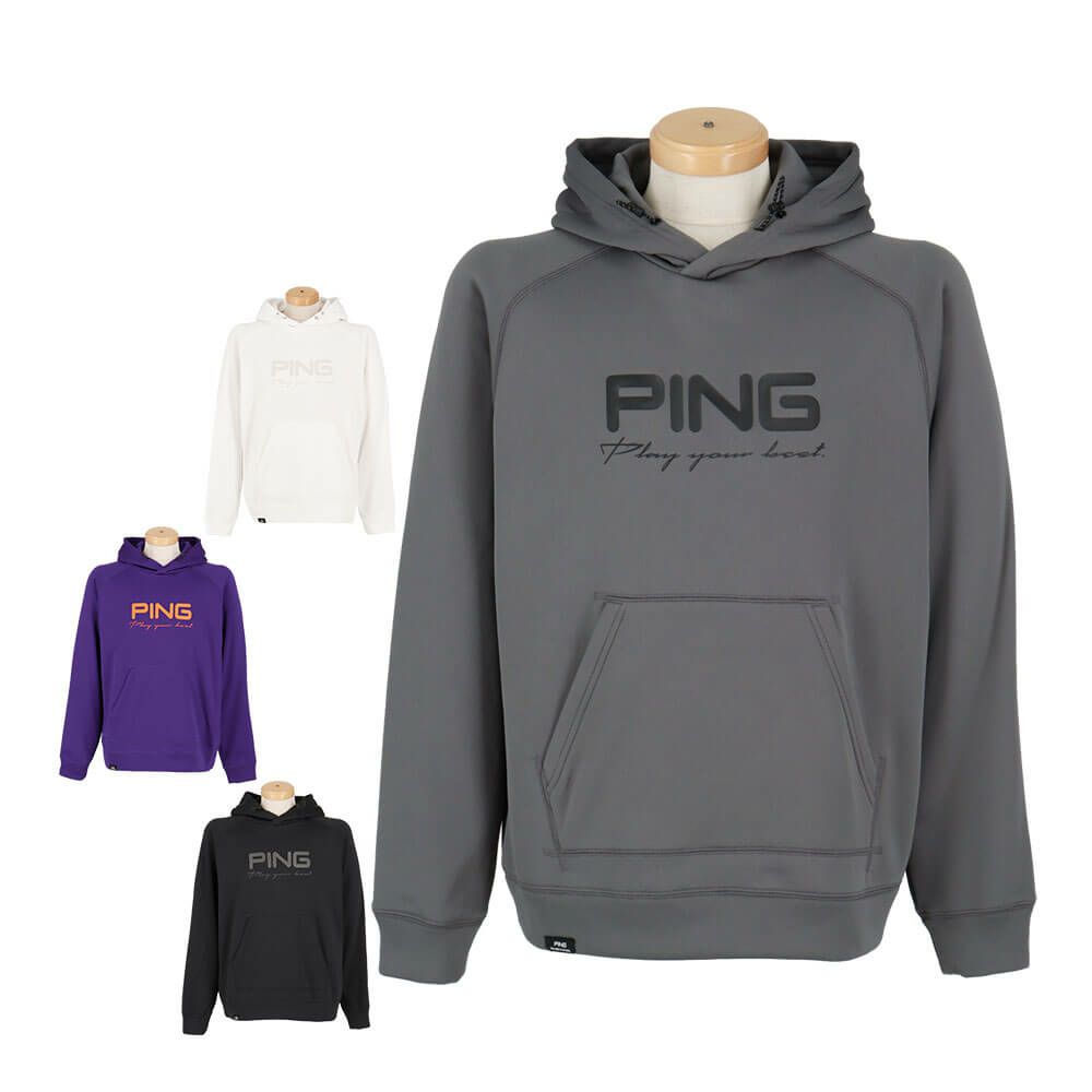 ピン PING　メンズ ロゴプリント 長袖 フーディー 621-5262800　2025年モデル