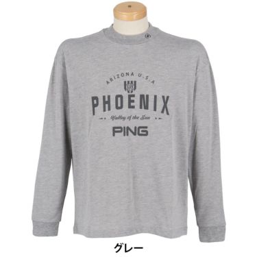 ピン PING　メンズ ル―ズシルエット 長袖 ハイネックシャツ 621-5266800　2025年モデル 詳細2