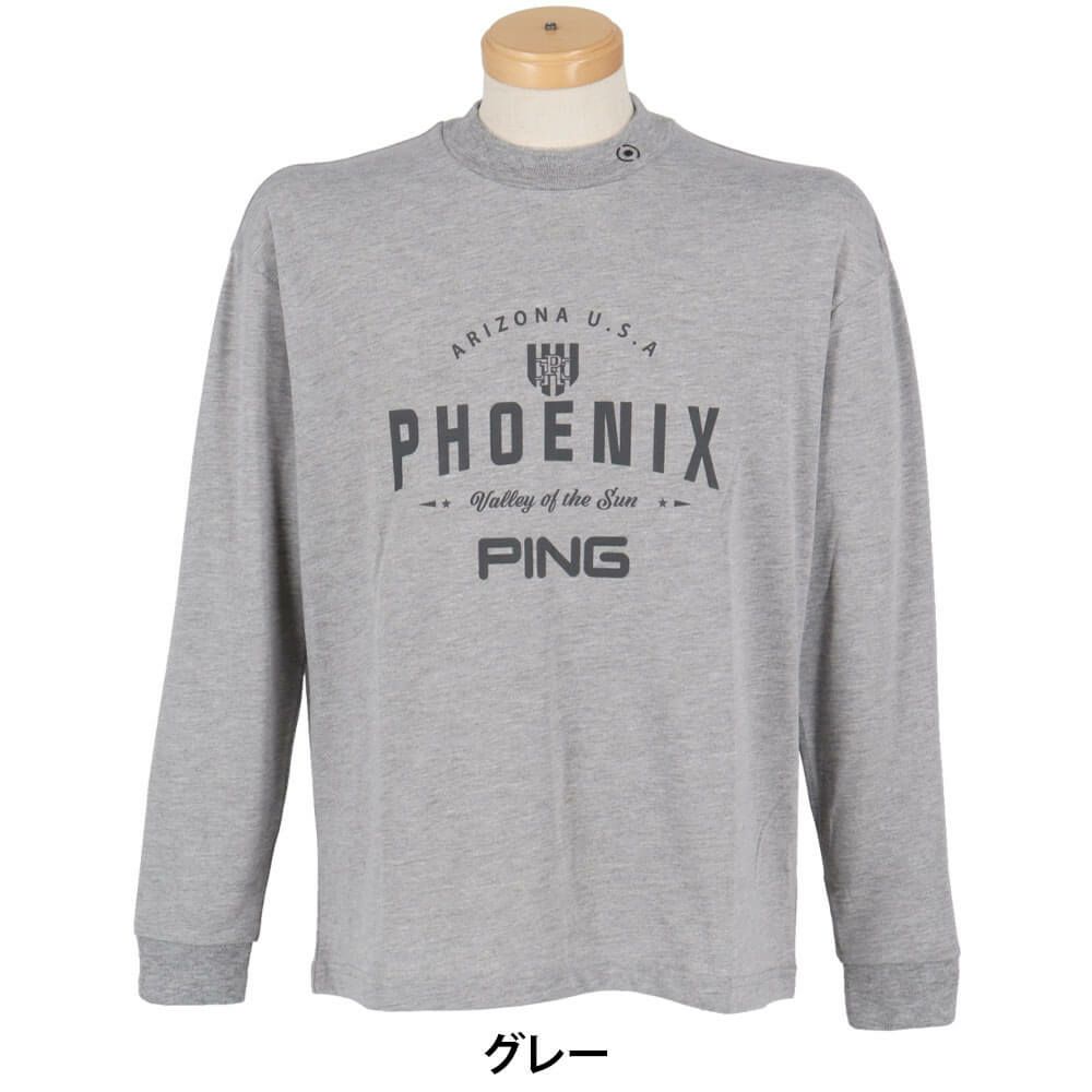 ピン PING　メンズ ル―ズシルエット 長袖 ハイネックシャツ 621-5266800　2025年モデル 詳細2