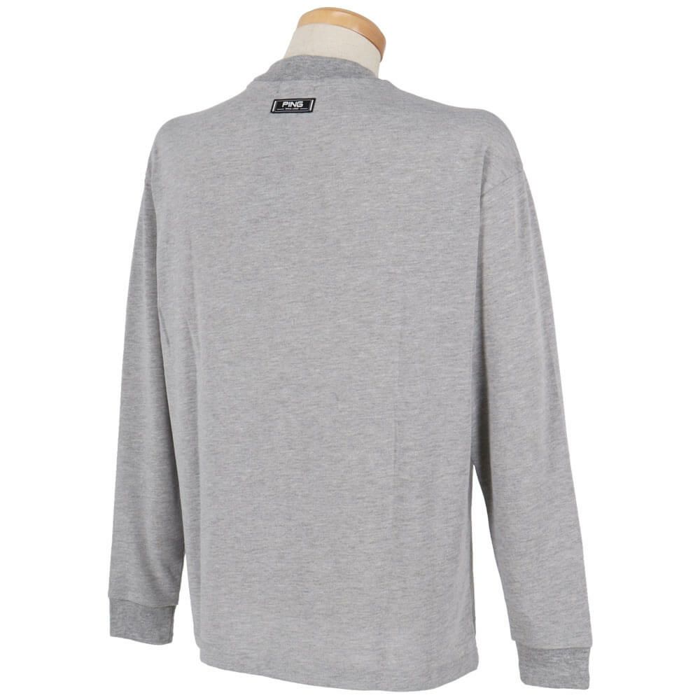 ピン PING　メンズ ル―ズシルエット 長袖 ハイネックシャツ 621-5266800　2025年モデル 詳細3