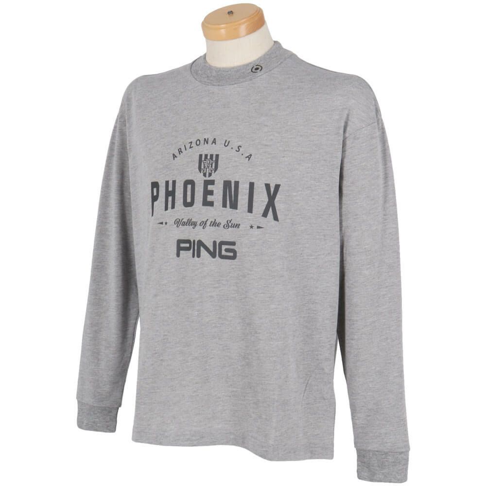 ピン PING　メンズ ル―ズシルエット 長袖 ハイネックシャツ 621-5266800　2025年モデル 詳細4