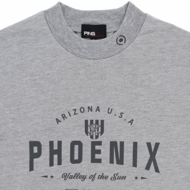 ピン PING　メンズ ル―ズシルエット 長袖 ハイネックシャツ 621-5266800　2025年モデル 詳細5