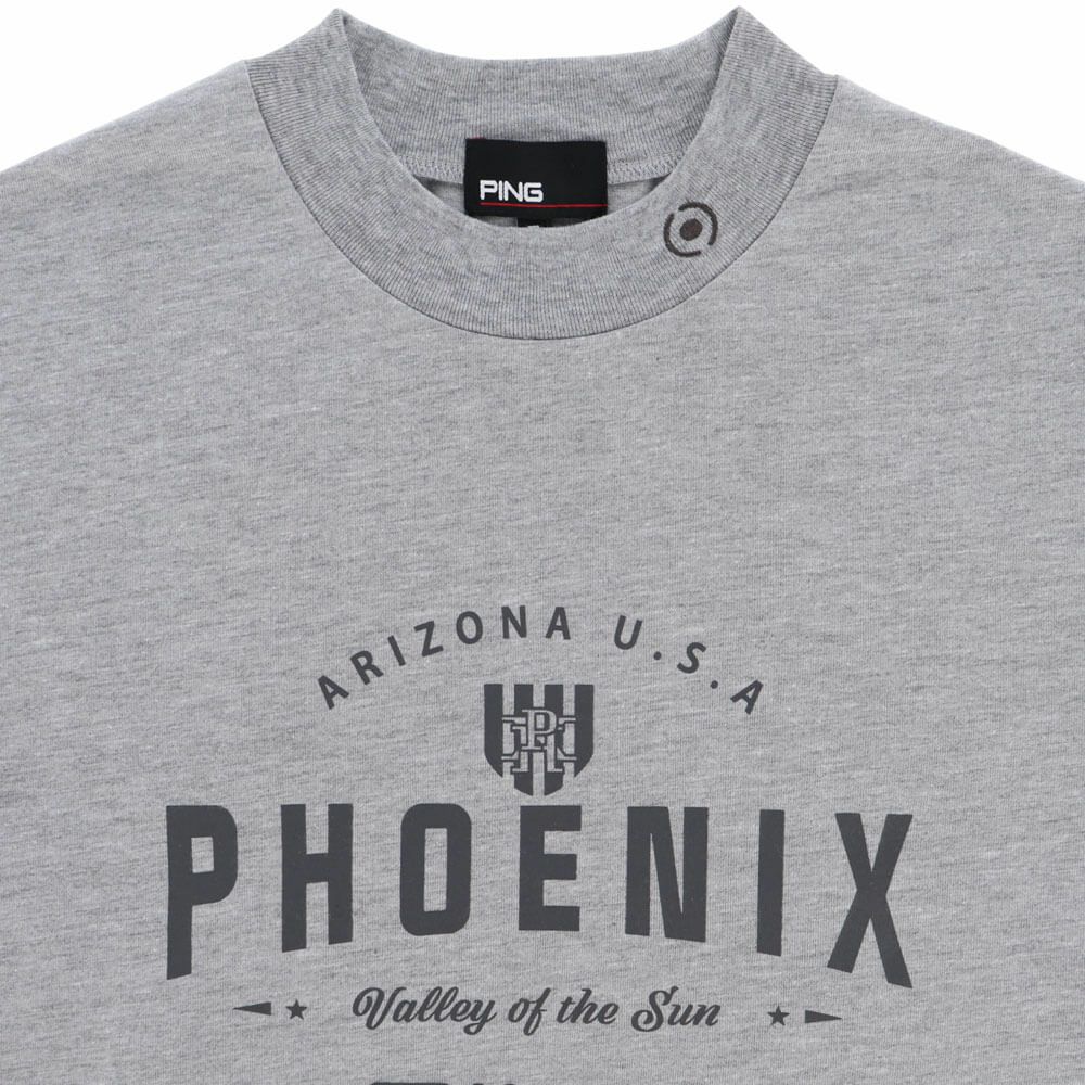 ピン PING　メンズ ル―ズシルエット 長袖 ハイネックシャツ 621-5266800　2025年モデル 詳細5