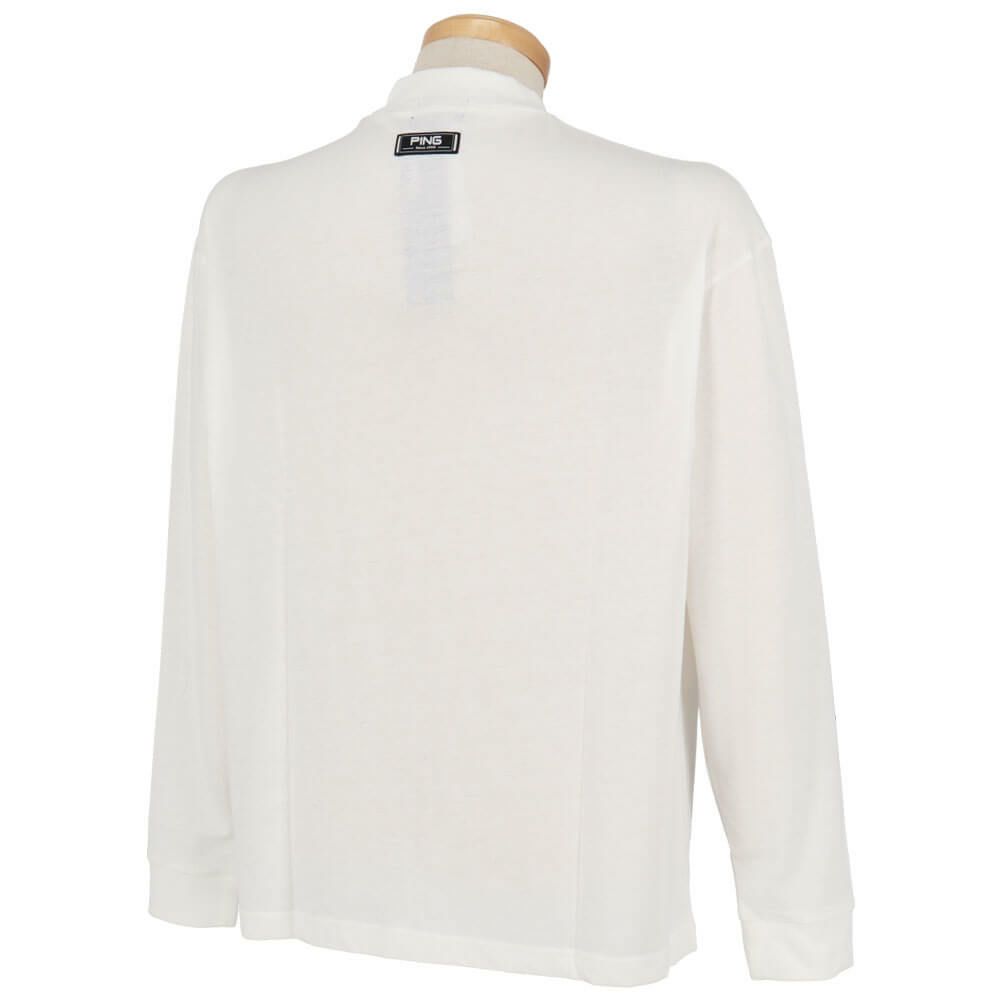 ピン PING　メンズ ル―ズシルエット 長袖 ハイネックシャツ 621-5266800　2025年モデル 詳細9