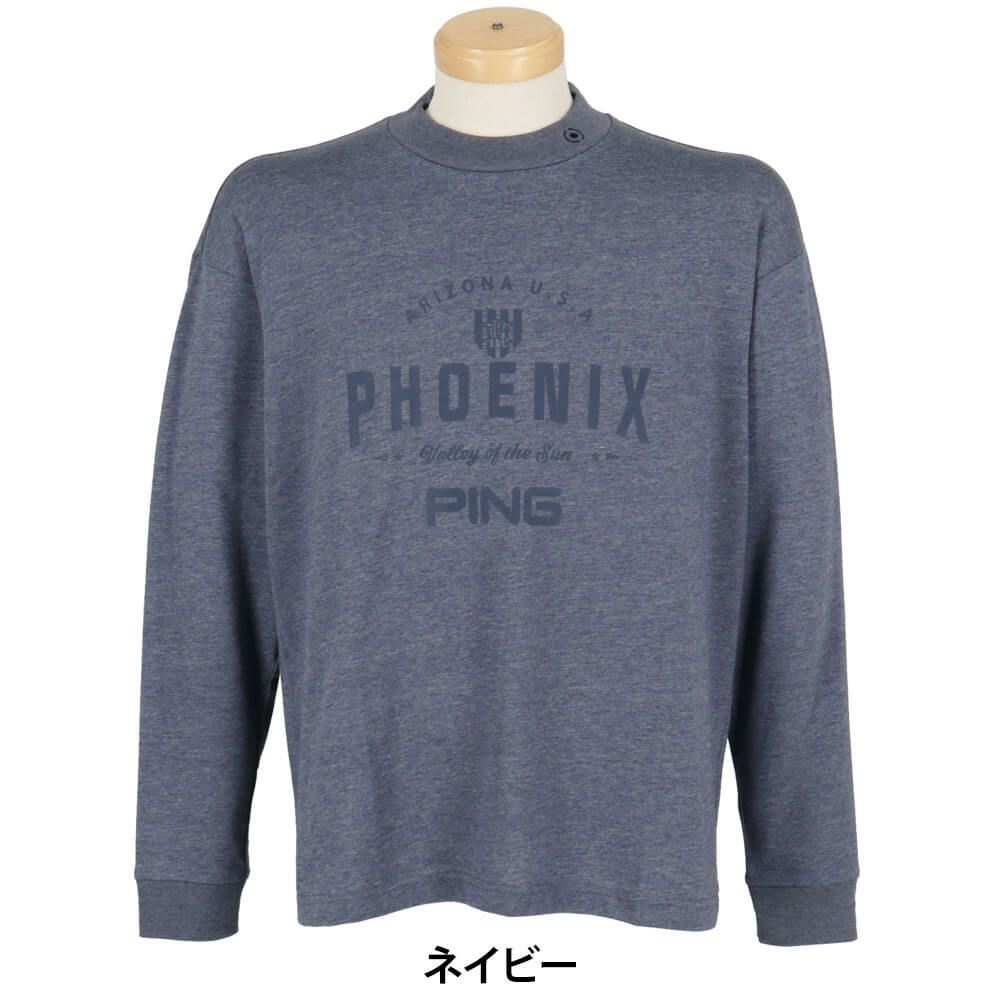 ピン PING　メンズ ル―ズシルエット 長袖 ハイネックシャツ 621-5266800　2025年モデル 詳細16