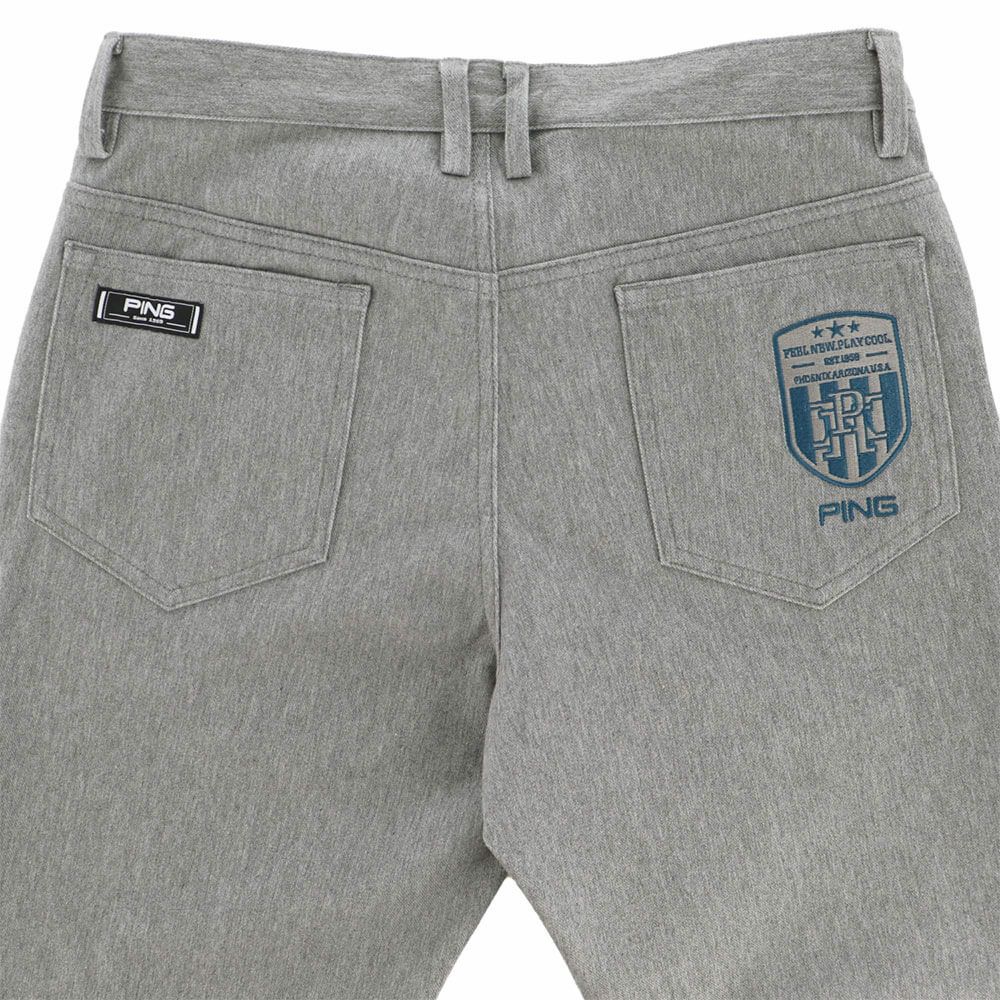ピン PING　メンズ TCツイル 5ポケット ストレート ロングパンツ 621-5231804　2025年モデル [裾上げ対応1●] 詳細6