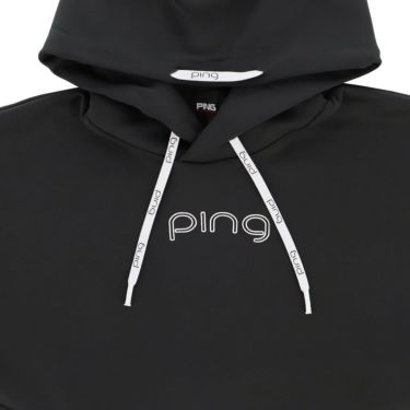 ピン PING　レディース ロゴプリント アシンメトリー 長袖 フーディー 622-5262800　2025年モデル 詳細5