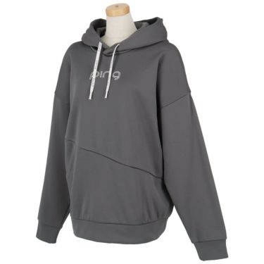 ピン PING　レディース ロゴプリント アシンメトリー 長袖 フーディー 622-5262800　2025年モデル 詳細11