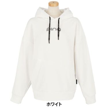 ピン PING　レディース ロゴプリント アシンメトリー 長袖 フーディー 622-5262800　2025年モデル 詳細12