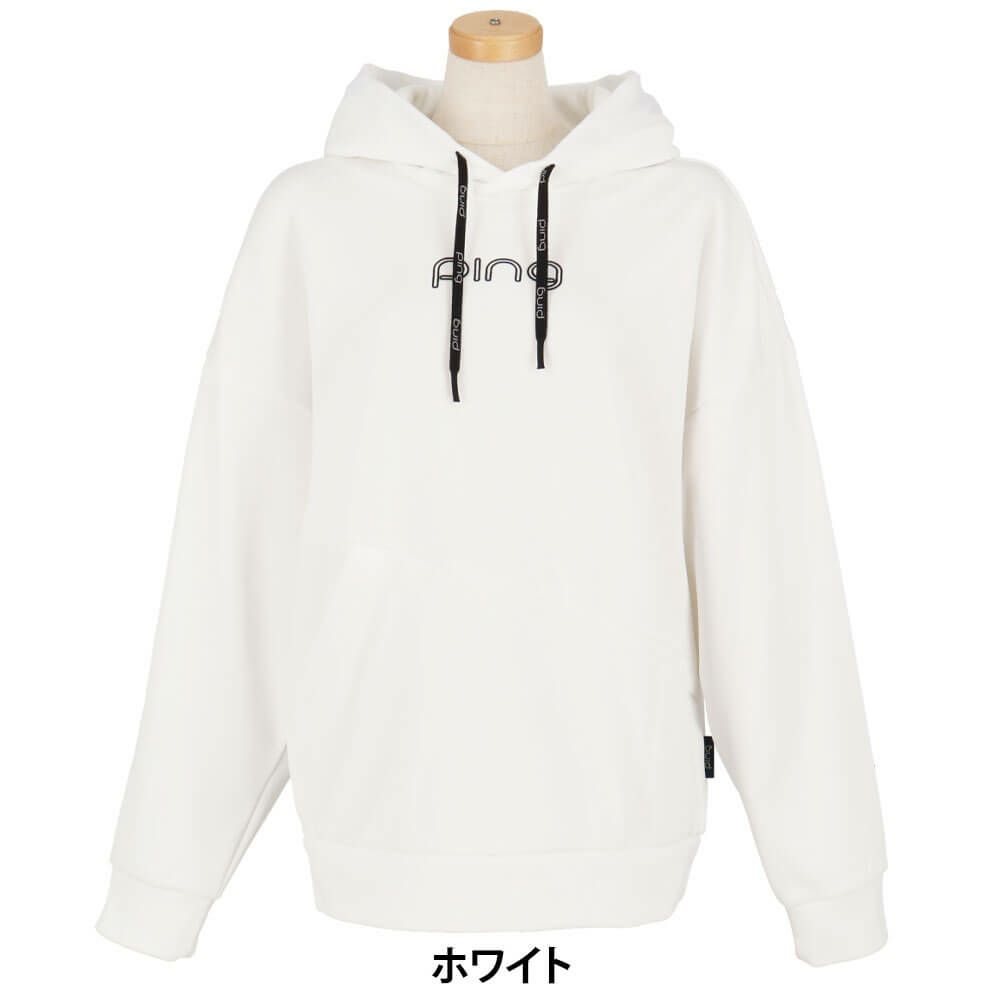 ピン PING　レディース ロゴプリント アシンメトリー 長袖 フーディー 622-5262800　2025年モデル 詳細12