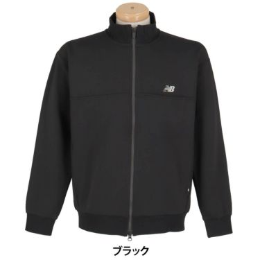 ニューバランスゴルフ　メンズ ロゴプリント ダンボール 長袖 フルジップ ブルゾン 012-5262002　2025年モデル 詳細1 詳細2