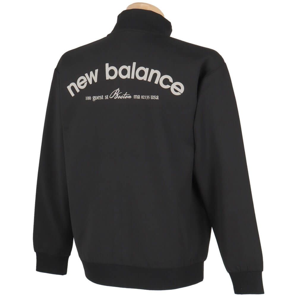 ニューバランスゴルフ　メンズ ロゴプリント ダンボール 長袖 フルジップ ブルゾン 012-5262002　2025年モデル 詳細1 詳細3