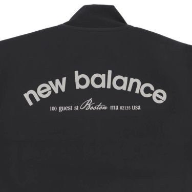 ニューバランスゴルフ　メンズ ロゴプリント ダンボール 長袖 フルジップ ブルゾン 012-5262002　2025年モデル 詳細1 詳細5