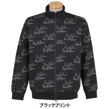 ニューバランスゴルフ　メンズ ロゴプリント ダンボール 長袖 フルジップ ブルゾン 012-5262002　2025年モデル 詳細1 詳細7