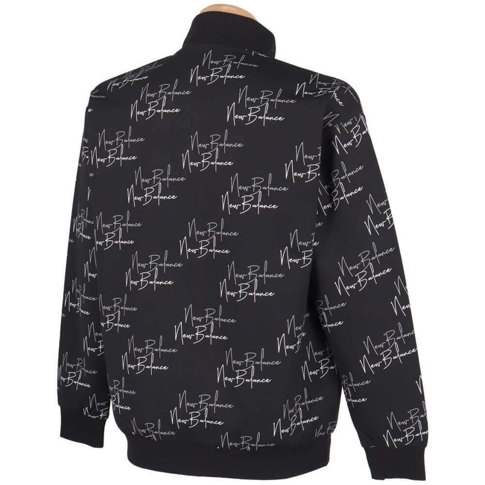 ニューバランスゴルフ　メンズ ロゴプリント ダンボール 長袖 フルジップ ブルゾン 012-5262002　2025年モデル 詳細1 詳細8