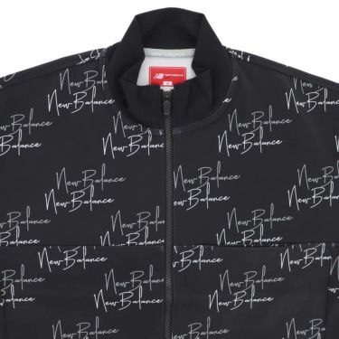 ニューバランスゴルフ　メンズ ロゴプリント ダンボール 長袖 フルジップ ブルゾン 012-5262002　2025年モデル 詳細1 詳細9