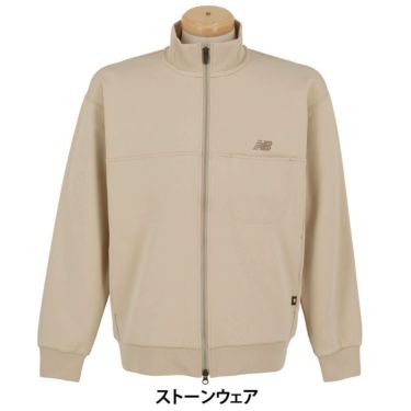 ニューバランスゴルフ　メンズ ロゴプリント ダンボール 長袖 フルジップ ブルゾン 012-5262002　2025年モデル 詳細1 詳細14