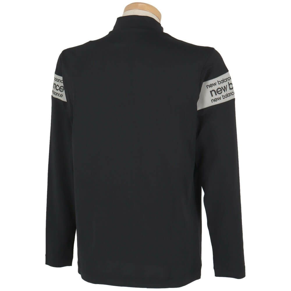 ニューバランスゴルフ　メンズ チェストライン 長袖 モックネック シャツ 012-5267002　2025年モデル 詳細1 詳細3