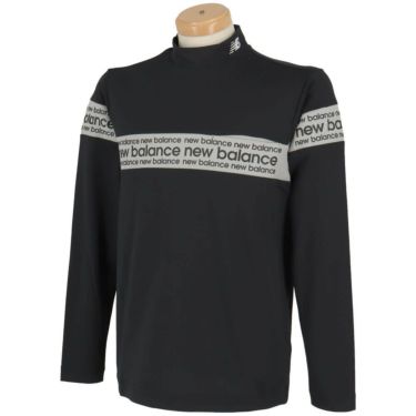 ニューバランスゴルフ　メンズ チェストライン 長袖 モックネック シャツ 012-5267002　2025年モデル 詳細1 詳細4