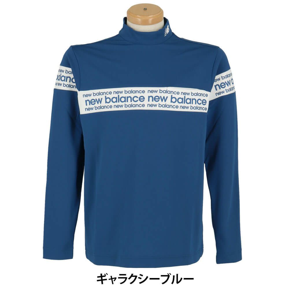 ニューバランスゴルフ　メンズ チェストライン 長袖 モックネック シャツ 012-5267002　2025年モデル 詳細1 詳細14