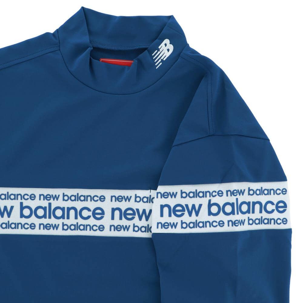 ニューバランスゴルフ　メンズ チェストライン 長袖 モックネック シャツ 012-5267002　2025年モデル 詳細1 詳細18