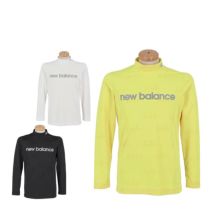 ニューバランスゴルフ　メンズ モノグラムジャカード 長袖 モックネック シャツ 012-5267003　2025年モデル