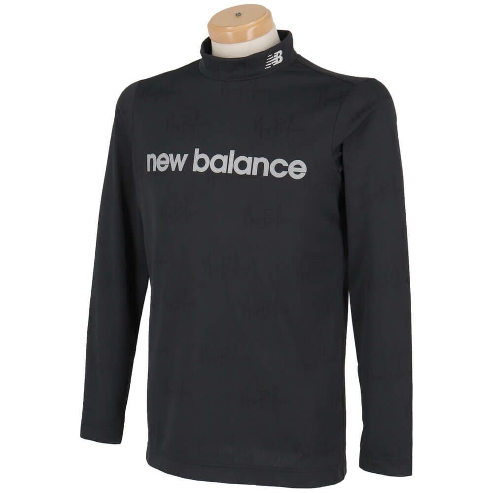 ニューバランスゴルフ メンズ モノグラムジャカード 長袖 モックネック