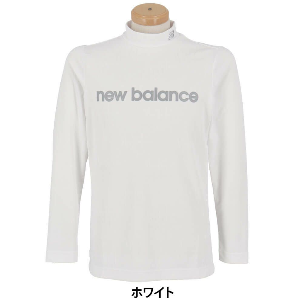 ニューバランスゴルフ　メンズ モノグラムジャカード 長袖 モックネック シャツ 012-5267003　2025年モデル 詳細1 詳細5