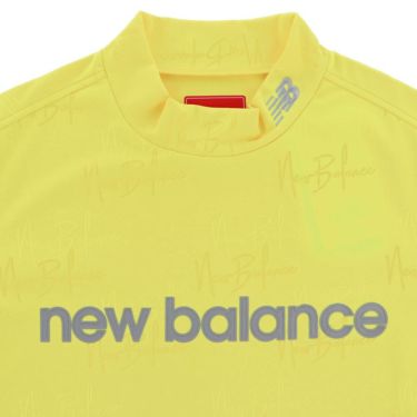 ニューバランスゴルフ　メンズ モノグラムジャカード 長袖 モックネック シャツ 012-5267003　2025年モデル 詳細1 詳細11