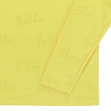 ニューバランスゴルフ　メンズ モノグラムジャカード 長袖 モックネック シャツ 012-5267003　2025年モデル 詳細1 詳細12