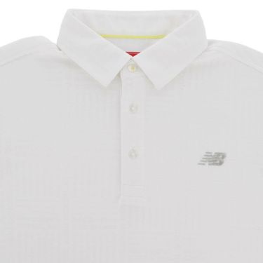 ニューバランスゴルフ　メンズ ロゴグレンチェック ジャカード 長袖 ポロシャツ 012-5269002　2025年モデル 詳細1 詳細10