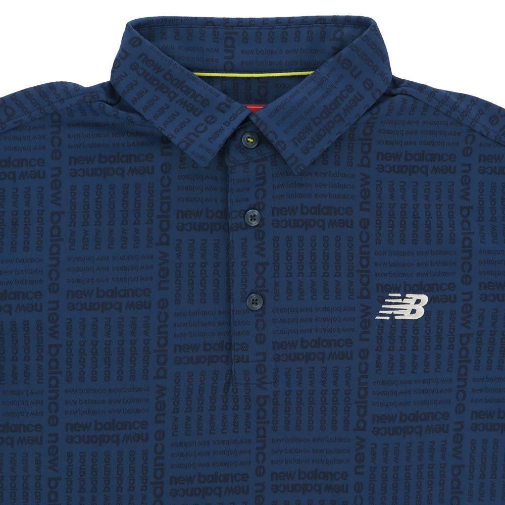 ニューバランスゴルフ　メンズ ロゴグレンチェック ジャカード 長袖 ポロシャツ 012-5269002　2025年モデル 詳細1 詳細15