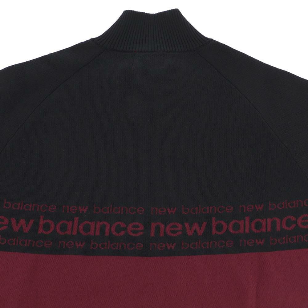 ニューバランスゴルフ　メンズ ダブルジャカード 長袖 ハーフジップ ニット プルオーバー 012-5270001　2025年モデル 詳細1 詳細15