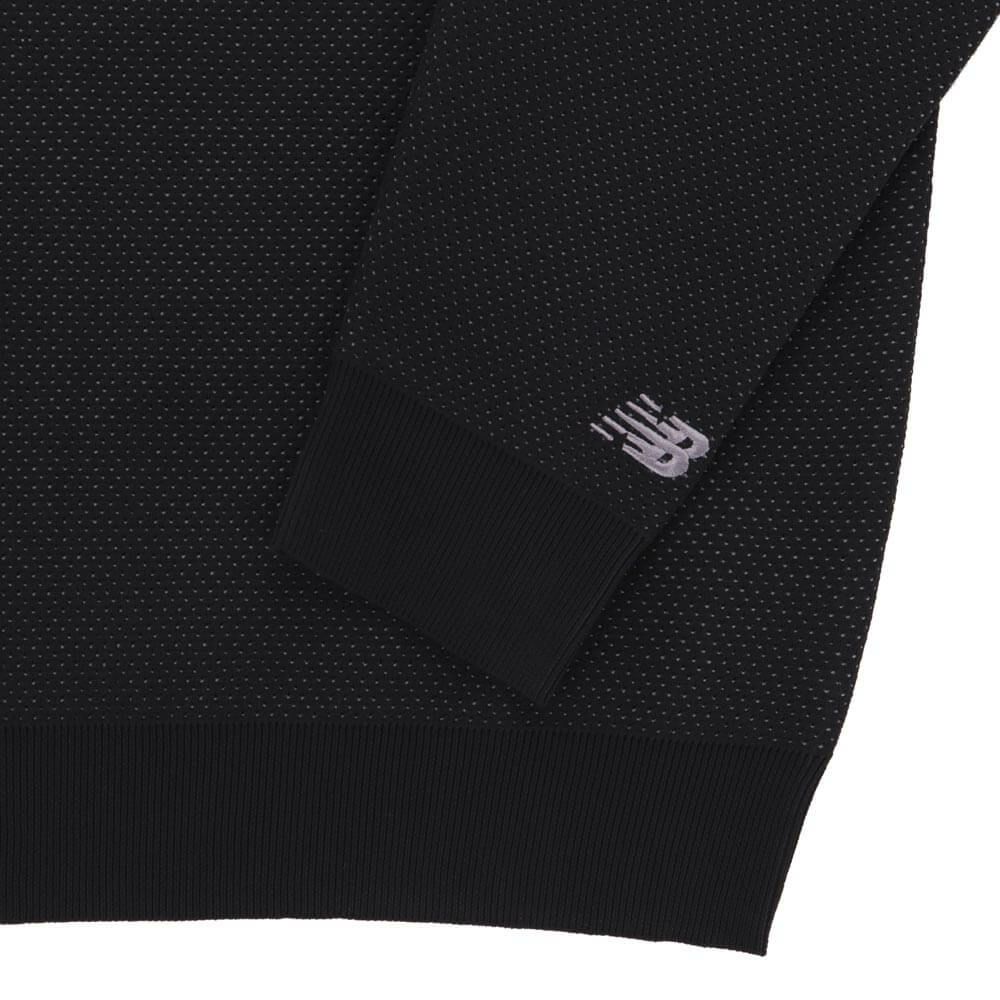 ニューバランスゴルフ　メンズ メッシュ調 長袖 クルーネック ニット プルオーバー 012-5270002　2025年モデル 詳細1 詳細6