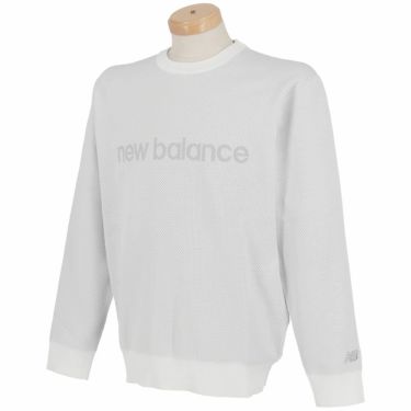 ニューバランスゴルフ　メンズ メッシュ調 長袖 クルーネック ニット プルオーバー 012-5270002　2025年モデル 詳細1 詳細9