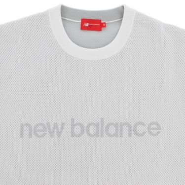 ニューバランスゴルフ　メンズ メッシュ調 長袖 クルーネック ニット プルオーバー 012-5270002　2025年モデル 詳細1 詳細10
