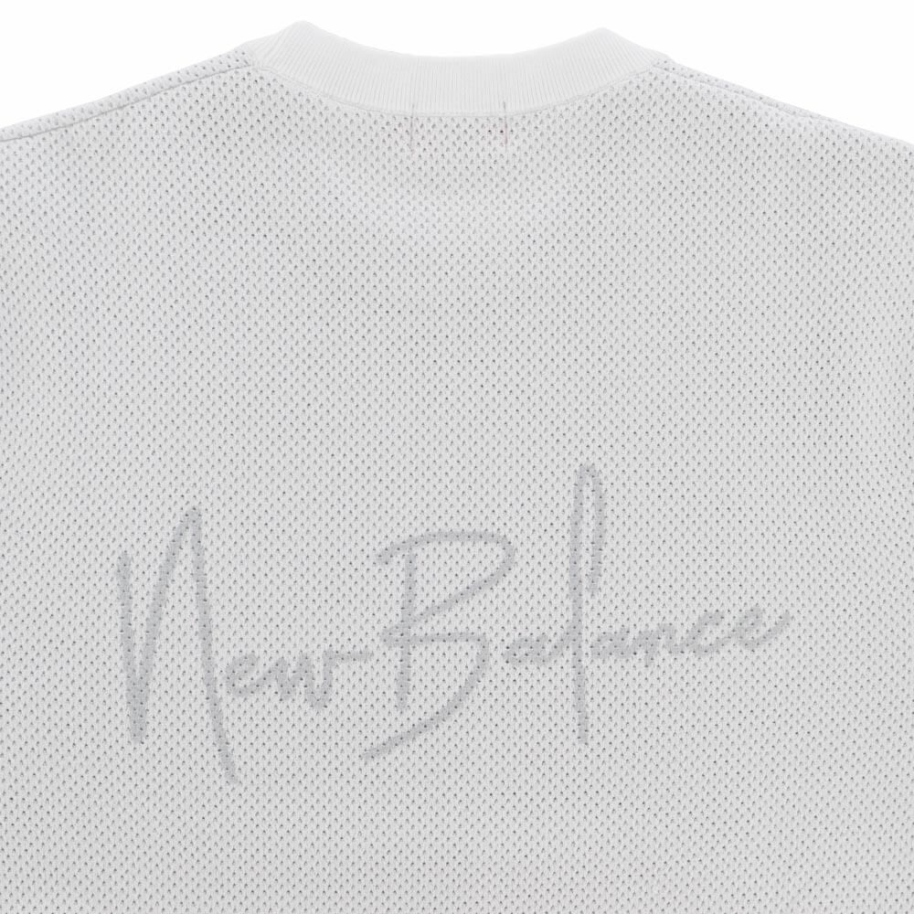 ニューバランスゴルフ　メンズ メッシュ調 長袖 クルーネック ニット プルオーバー 012-5270002　2025年モデル 詳細1 詳細11