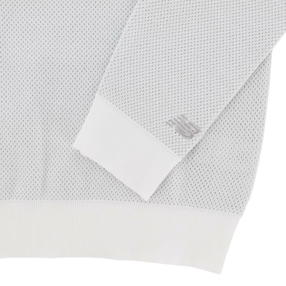 ニューバランスゴルフ　メンズ メッシュ調 長袖 クルーネック ニット プルオーバー 012-5270002　2025年モデル 詳細1 詳細12