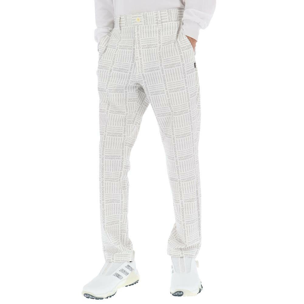 ニューバランスゴルフ　メンズ ロゴグレンチェック ストレッチ ロングパンツ 012-5231003　2025年モデル 詳細1 詳細7