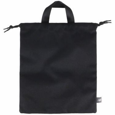 ニューバランスゴルフ　ロゴ刺繍 シューズバッグ 012-5284001 010 ブラック　2025年モデル 詳細1