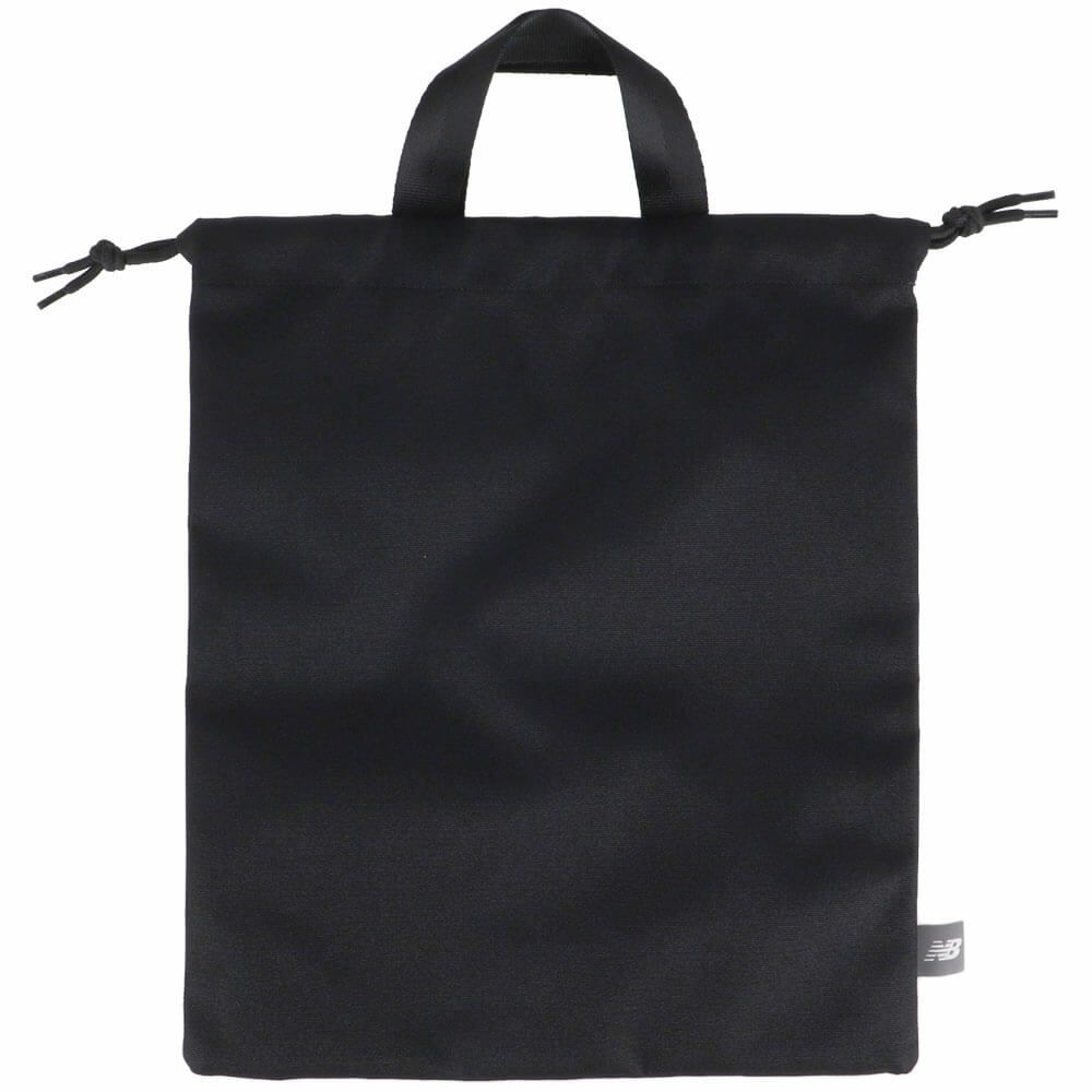 ニューバランスゴルフ　ロゴ刺繍 シューズバッグ 012-5284001 010 ブラック　2025年モデル 詳細1