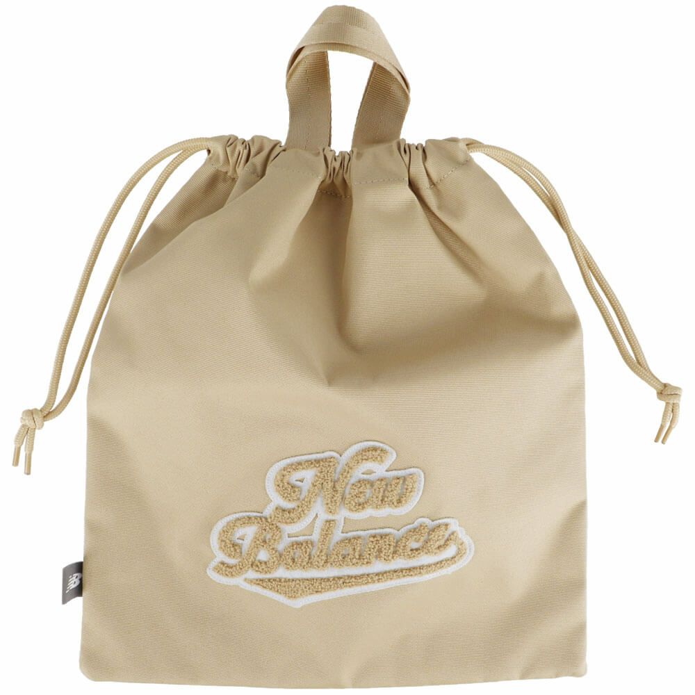 ニューバランスゴルフ　ロゴ刺繍 シューズバッグ 012-5284001 043 ストーンウェア　2025年モデル 詳細2