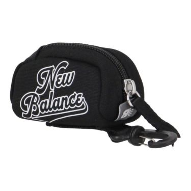 ニューバランスゴルフ　ロゴプリント ボールホルダー 012-5284002 010 ブラック　2025年モデル ブラック