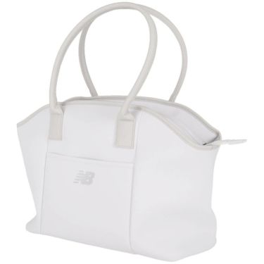 ニューバランスゴルフ　レディース ロゴデザイン シェル型フォルム トートバッグ 012-5981501 030 ホワイト　2025年モデル 詳細1